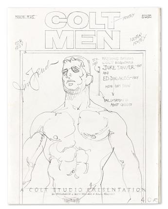 COLT (JIM FRENCH 1932-2017) Mock Up for Colt Men, Issue #25.